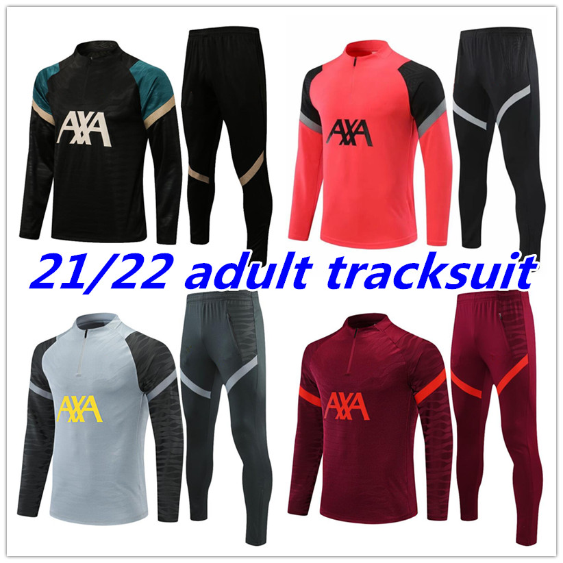 

top quality 20 21 adult football training suit 2021 2022 men soccer tracksuit jacket
