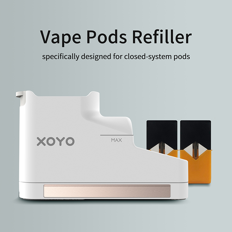 

XOYO Vape Pods Refiller E-cigarette Cartridge Battery Atomizer E-liquid Oil Filling Syringe Vaporizer E-juice Injection Device