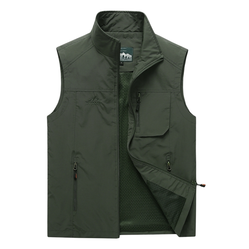 

Men's Vests Autumn Mens Sleeveless Vest Spring Summer Casual Travels Vest Outdoors Thin Big Size Vest Waistcoat Men Clothes 211111, Navy blue vest