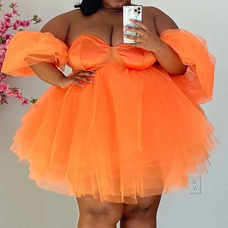women's Plus Size A Line Dress Solid Color Off Shoulder Ruched Short Sleeve Spring Summer Casual Sexy Short Mini Dress Causal Daily Dress j0-image-756072750