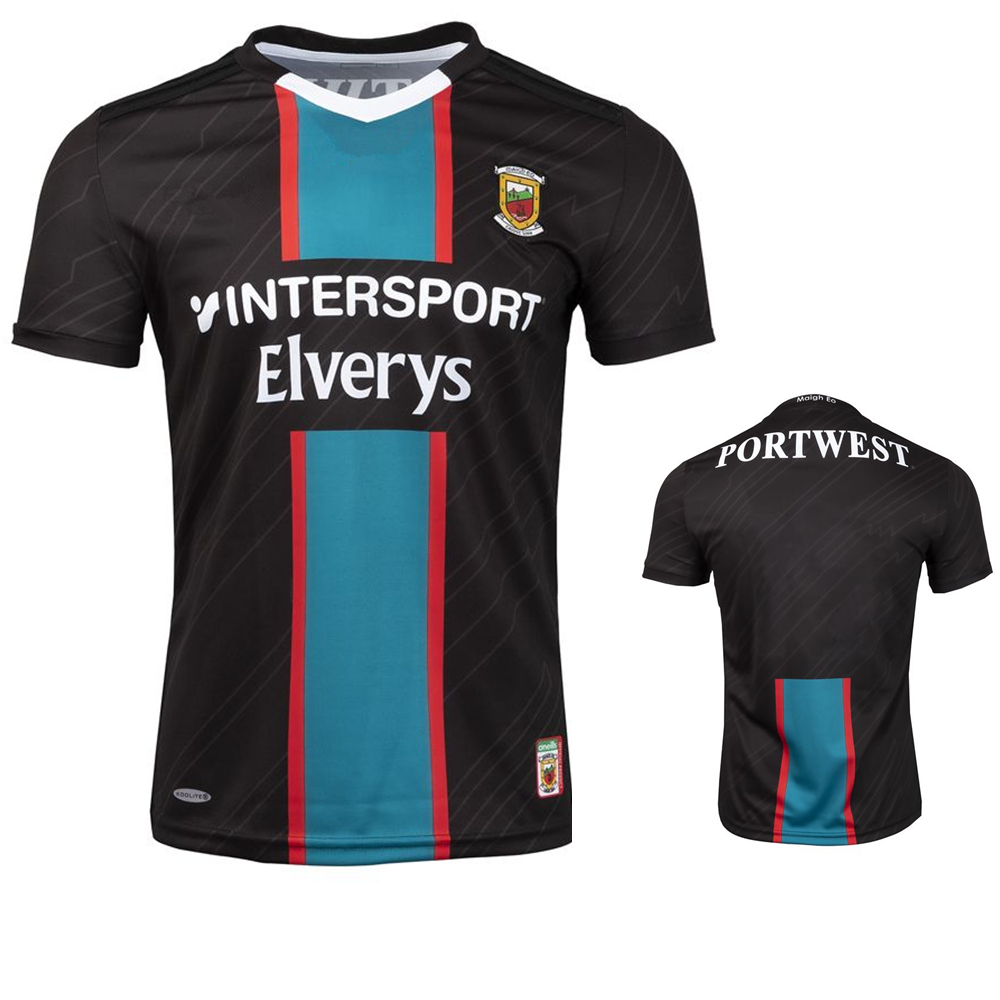 

Mayo GAA 2-Stripe Goalkeeper Dublin Ireland All teams Home AWAY Jersey Fans version shirt 2021/22 Mayo Tyrone Tipperary Meath Kerry Cork Lim, Black