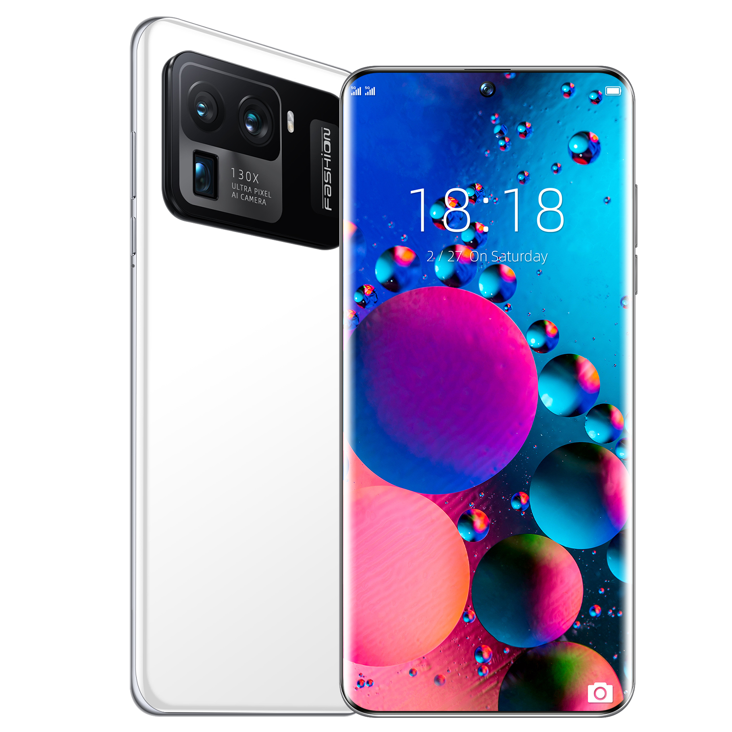 Unlocked Version Newest 7.3 Inch Smart phone Android 11.0 16GB RAM 512GB ROM 6800mAh Big Battery Deca Core CPU Mobile Phone 32+64MP Rear Cameras-image-755950703