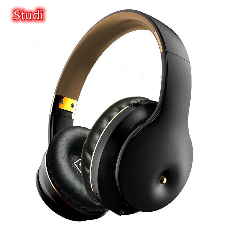 

ST3.0 Wireless Headphones Stereo PRO Bluetooth Headsets Foldable Earphones Support TF Card Build-in MIC 3.5mm jack For iPhone HUAWEI, Black red