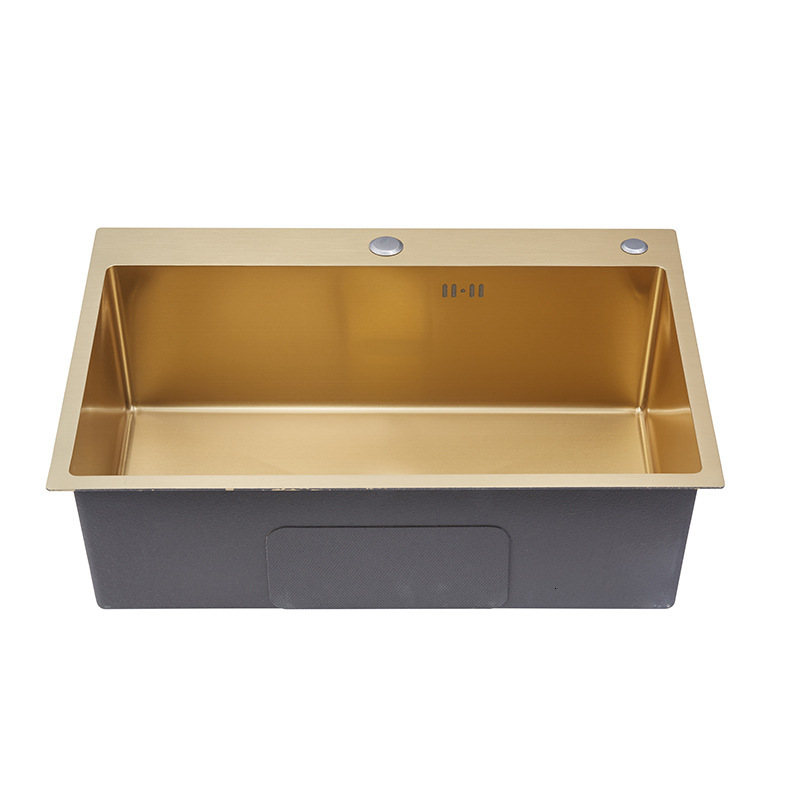 

2021 New 53x43 Cm 304 Single Stainless Steel Kitchen Sinks Above the Counter or Udermount Basin Washing Sink Snwm