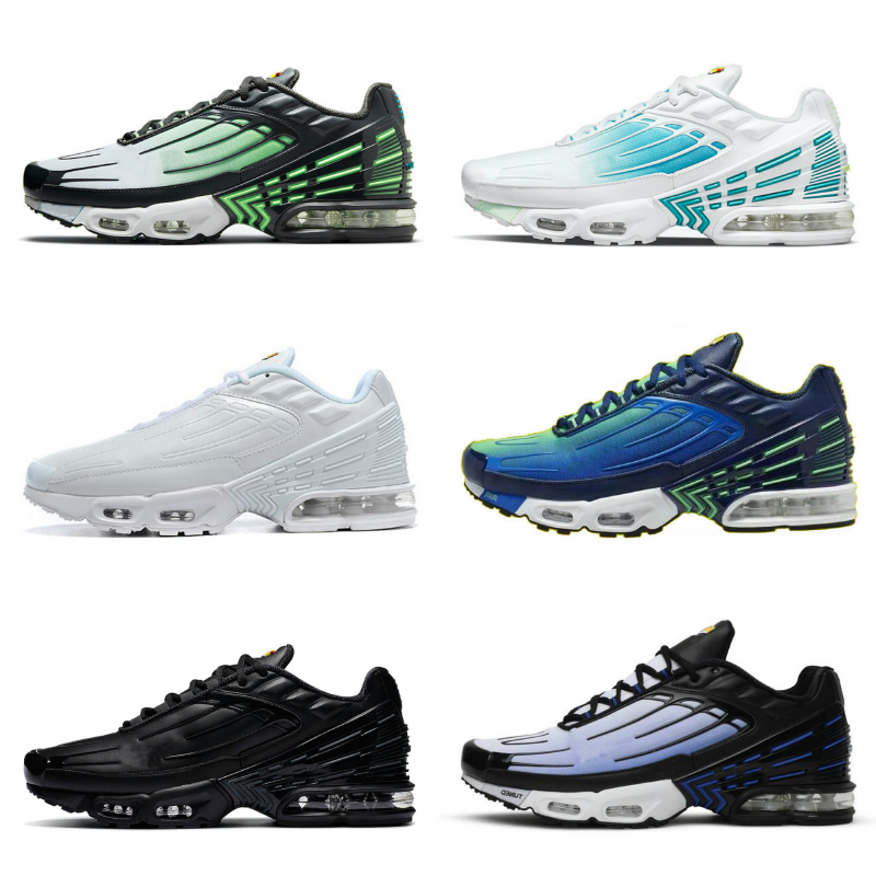 

WITH BOX designer Top Quality Tn Plus 3 Tuned III 3s Men Sports Shoes Blud Void Black Pimento Deep Royal Obsidian Triple White Wolf Grey Smoke Grey Lemon Venom Crater Tra, Plus3008
