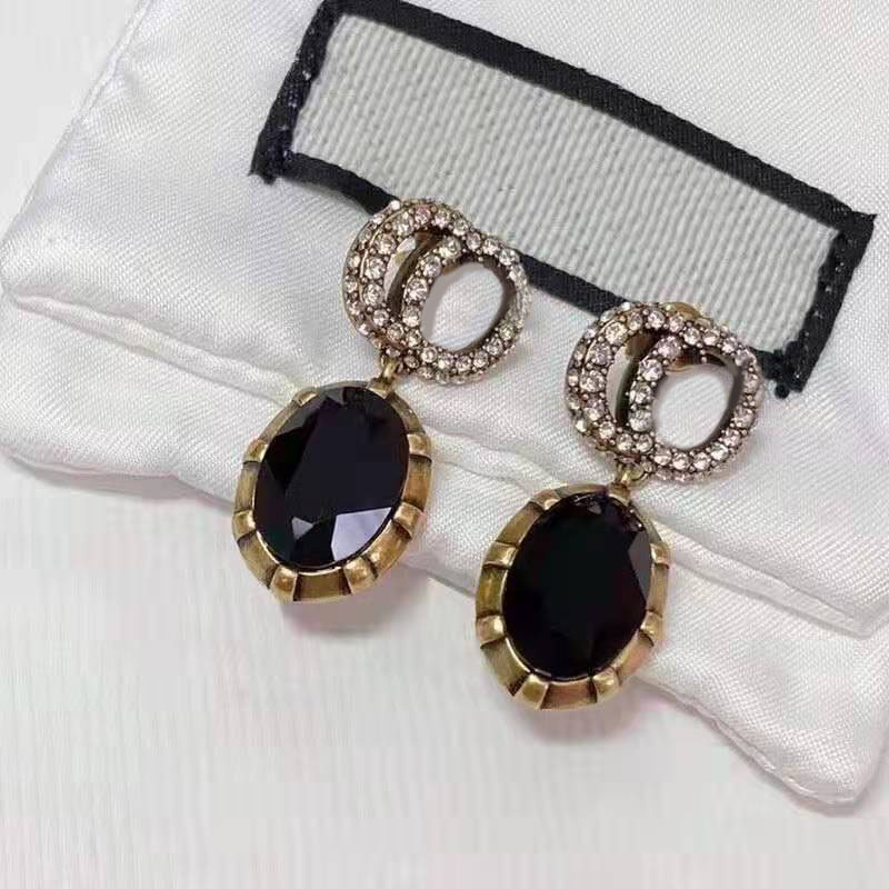 

European and American retro fashion Charm earrings aretes orecchini ladies luxury designer earring