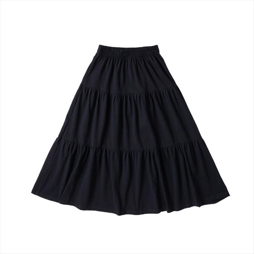 

big summer teen amp girls womens skirts thin mommy and daughter clothes lady maxi cotton comfortable, 6131, Blue