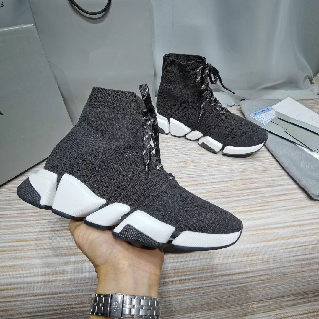 

Valentin designer 3D knitted fabric sock sports speed 2.0 trainers women men runners trainer sneakers socks boots platform 35-45 mjktt002