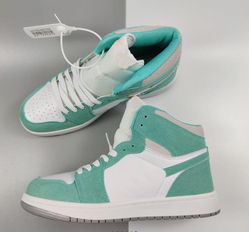 

Jumpman Men Women trainer Sports Sneakers Retro Turbo Green High Top OG-NO BOX 555088-311