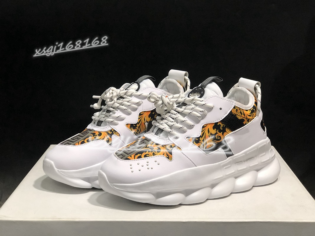 

2021 new men's and women's platform casual shoes pink white black triple black Vers Retro floral outdoor shoes sports shoes size 36-45, Black;red