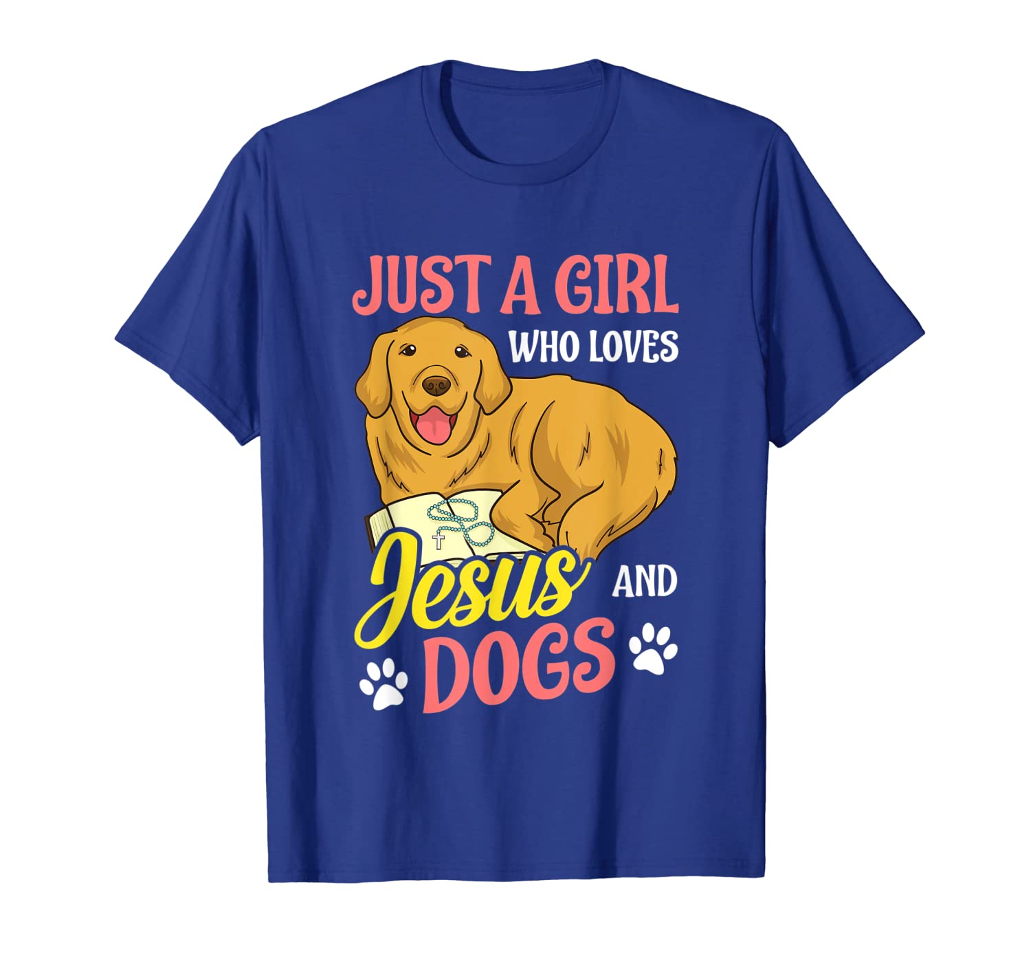 

just a girl who loves jesus dogs shirt, christian shirt, White;black