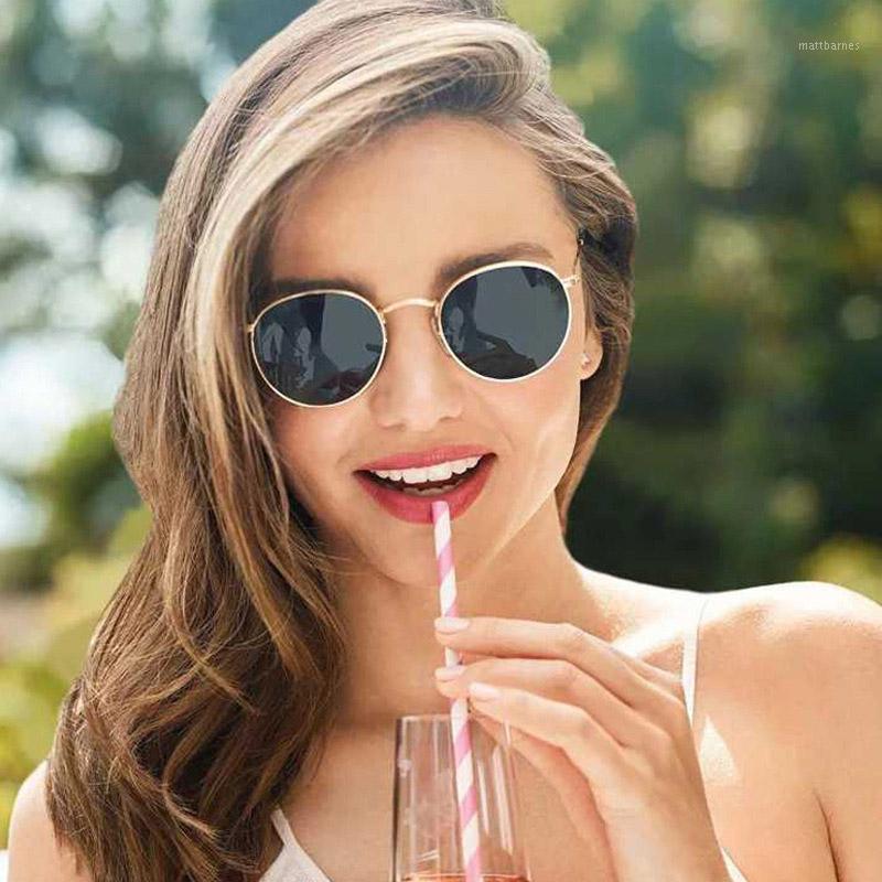 

Sunglasses DAVE Classic Retro Round Women Men Brand Design Small Frame Steampunk Sun Glasses Female UV400