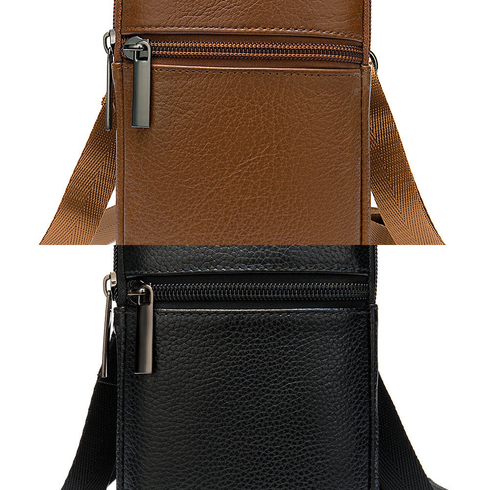 

Casual Genuine Leather Messenger Bags Mens For Men Small Phone Men's Shoulder Male Crossbody Bag Luxury C0224