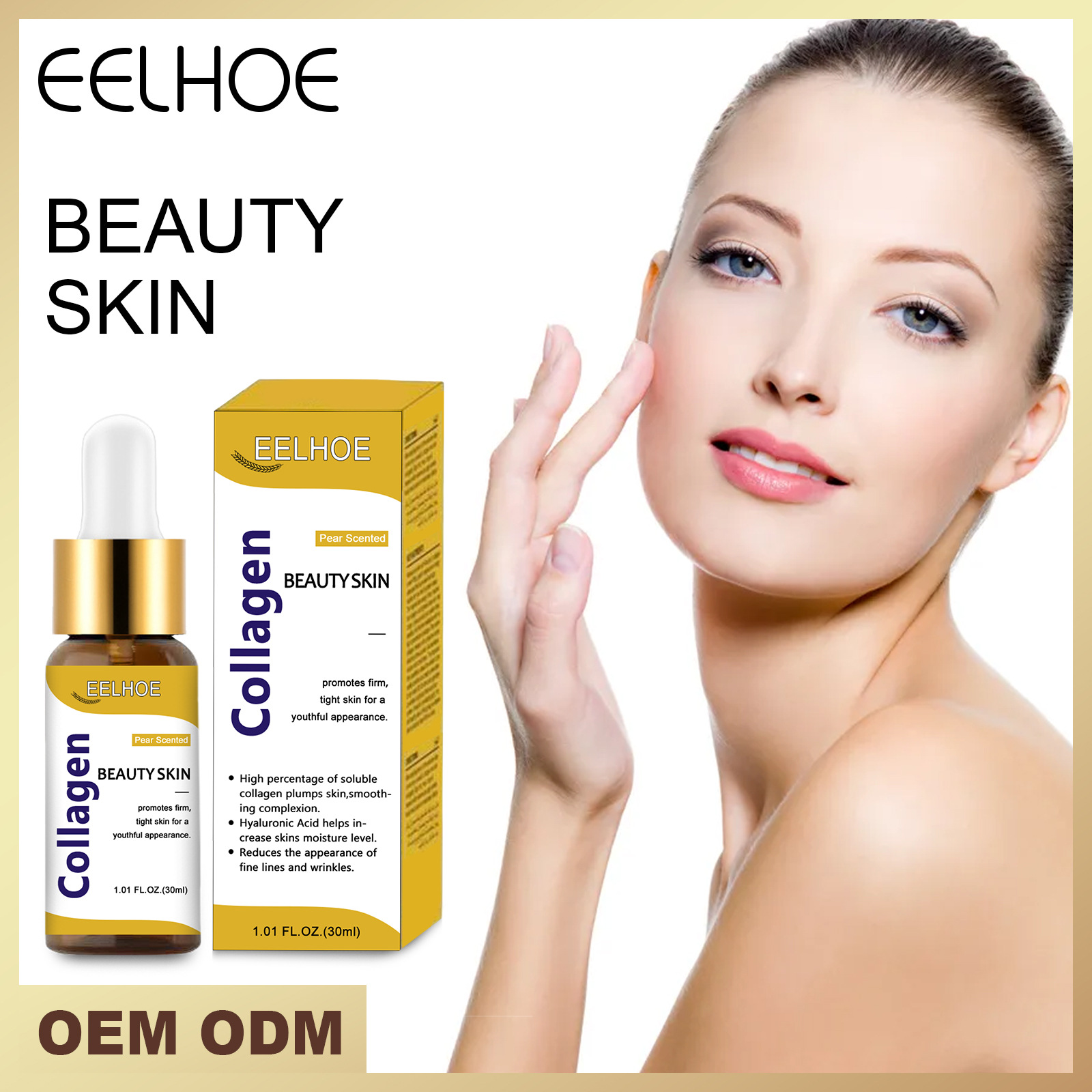 Free freight EELHOE OEM ODM Facial Serum replenishment repair moisturizing care and anti aging essence-image-749806818