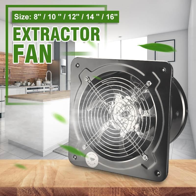 

Electric Fans 4/6/7/8/10/12inch Metal Fan Extractor Exhaust Intake Ventilation Window Pipe For Bathroom Toilet Kitchen