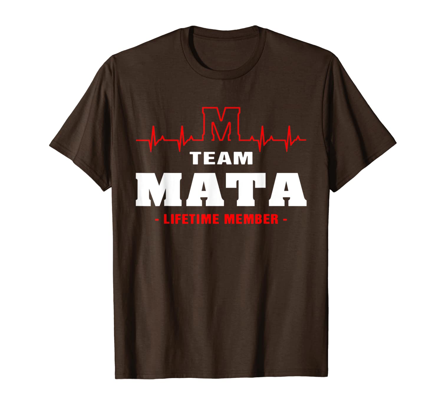 

team mata lifetime member shirt surname, last name gift t-shirt, White;black