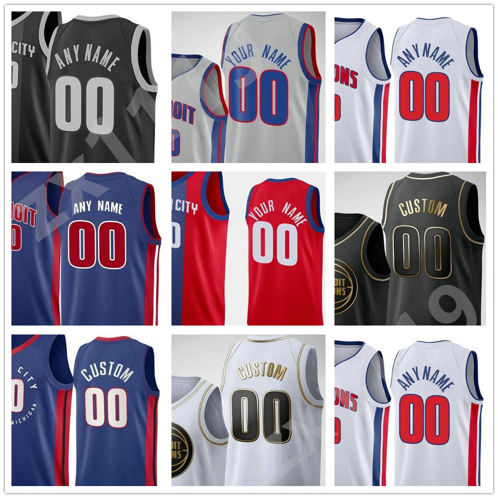 

Printed Svi 19 Mykhailiuk Wayne 8 Ellington Rodney 17 McGruder Jahlil Okafor Saddiq Bey Isaiah Stewart Saben Lee Deividas Sirvydis Jersey, Black;red