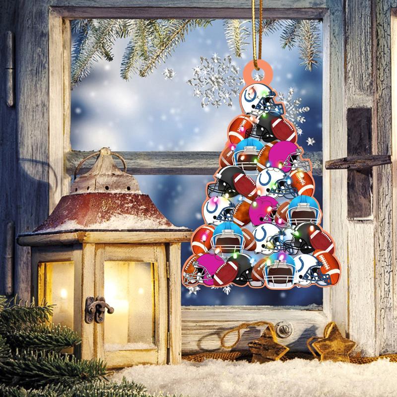 

Christmas Decorations Tree Pendant Wooden Listing Family Personalized Gifts Day Window Decoration