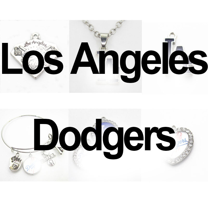 

Baseball Team Los Angeles Sport Charms Dodger Dangle Hanging Charms DIY Bracelet Necklace Jewelry Accessory America Charms, Bronze;silver
