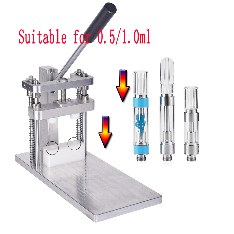 

Press 2 at 1 Machine for M6T MT6 Vape Tank Thick Oil Cartridge Manually Dual Presser 510 Thread Vaporizer Dank vapes