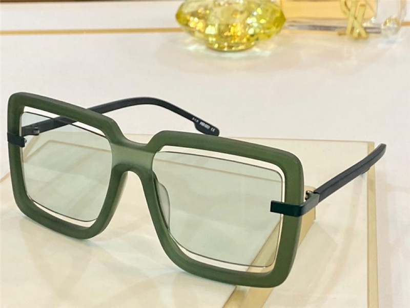 

40049 New Fashion Sunglasses With UV Protection for men and Women Vintage square Frame popular Top Quality Come With Case classic sunglasses, White;black