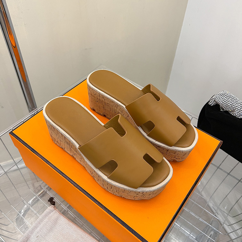 

Designers Platform Wedge Sandals Espadrille Shoes Top Quality Women's High heel Summer sandals glitter-covered leather with Box, Black