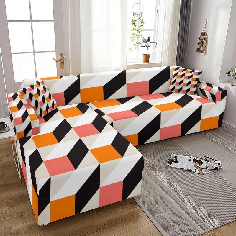 

Chair Covers Geometric Sofa For Living Room Elastic Slipcovers Couch Cover L Shape Funda De SofÃ¡ Esquina Fundas Para SofÃ¡s