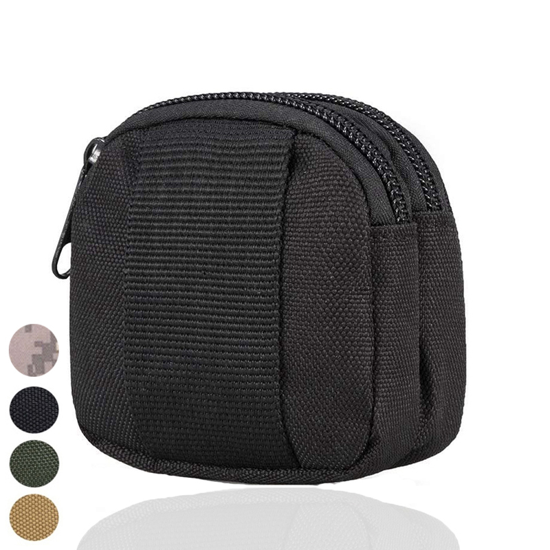 

tactical edc pouch military waist belt bag wallet outdoor key coin purse for hunting camping portable card pack accessory