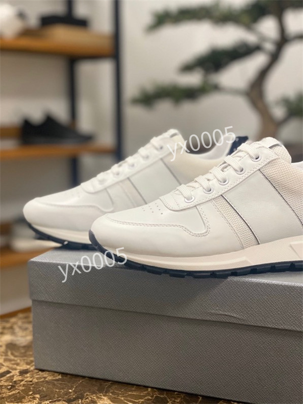 

Prad 2021 Designer mens womens flat shoes casual shoes authentic cowhide metal buckle womens shoe leather Rome retro Princeton mens trample lazy large dress Shoes, 05