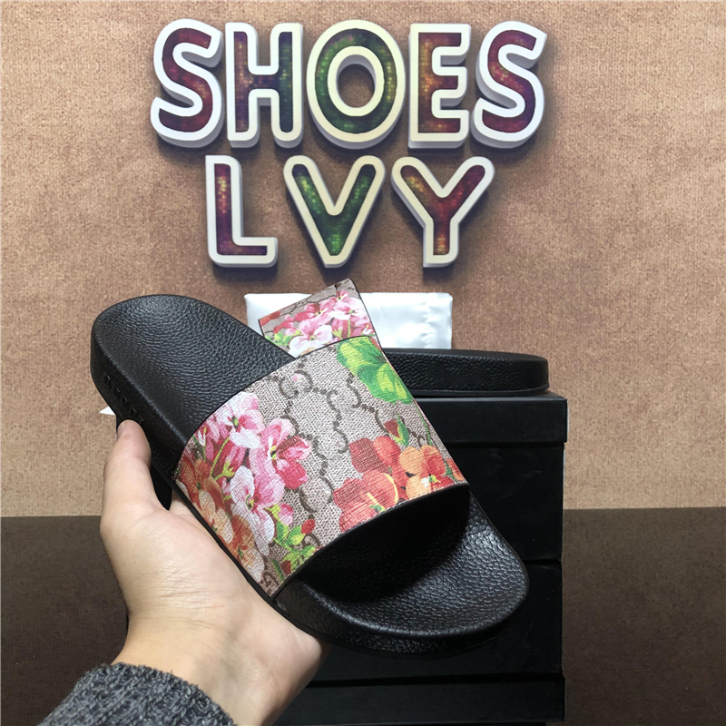 

Top Quality Men's Women's Rubber Slipper Designer Sandals Shoes Summer Beach Outdoor cool slippers Fashion Wide Lady Household Slide Flat Flip Flops With Box, Customize