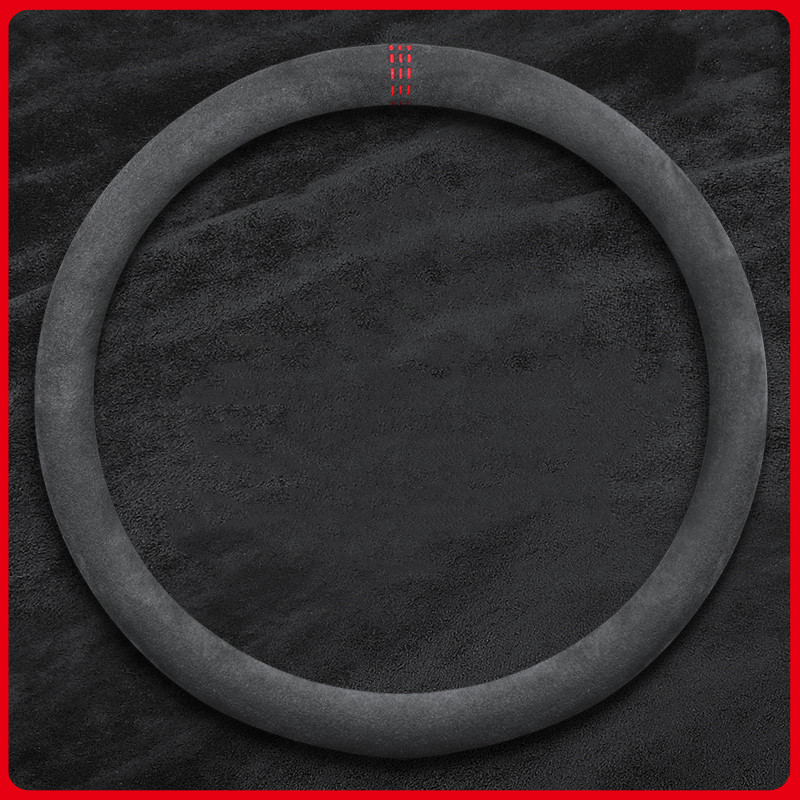 

For Nissan Bluebird Sylphy QASHQAI TEANA X-TRAIL LANNIA TIIDA Kicks Alcantara suede steering wheel cover car wheel cover