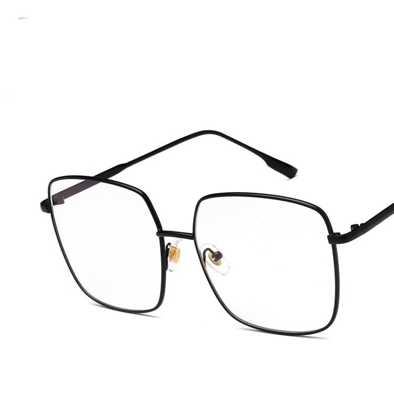 

Fashion Sunglasses Frames Men Women Glasses Frame Vintage Large Square Eyeglasses Oversized Spectacles