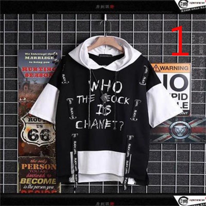 

2021 New T-shirt Spring and Summer Round Neck Thin Bottoming Shirt Sports Casual Men's Compassionate Wkox