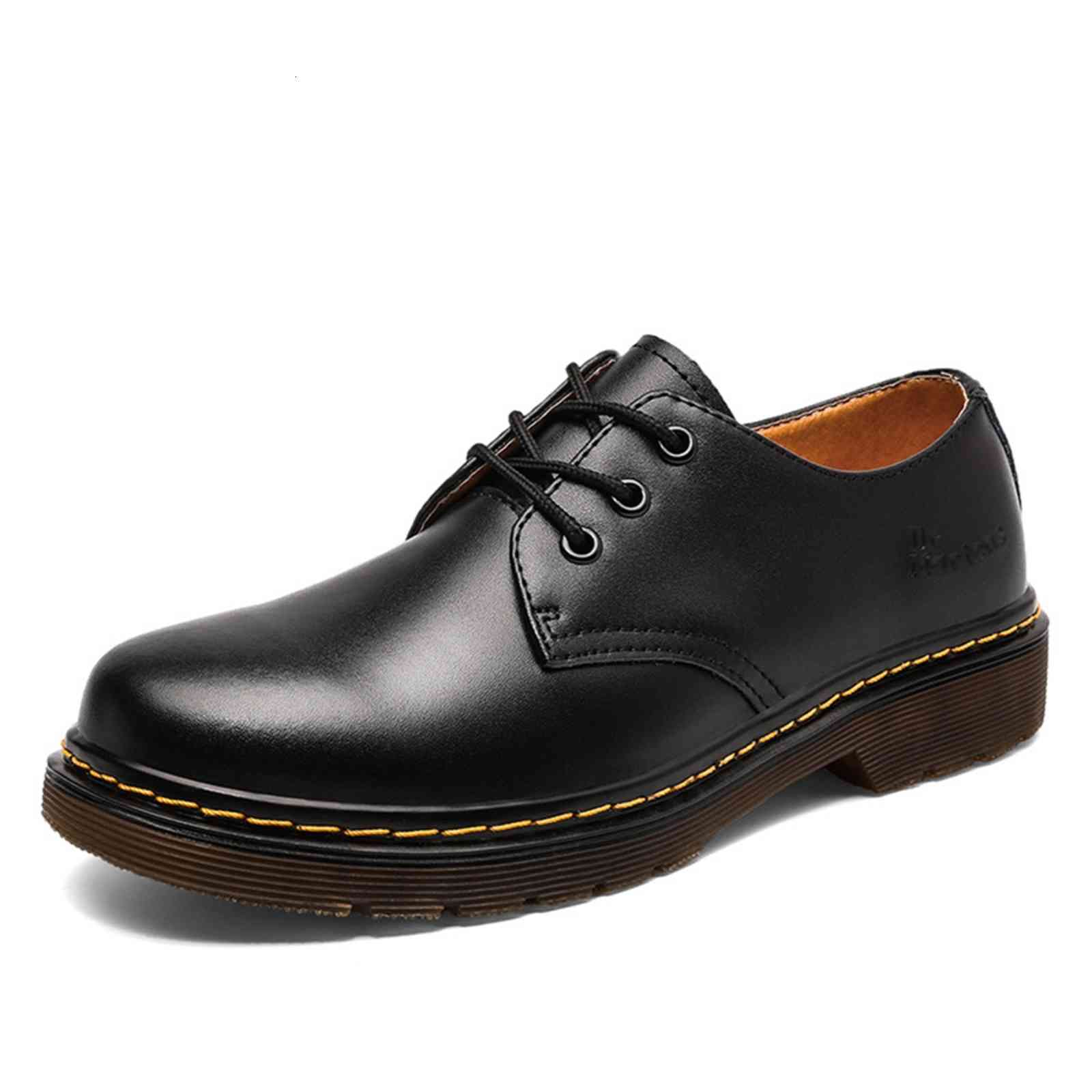 Chaussures de robe Spring Automne Martin Bottes Femmes Homme Cuir Toed Tendance Rond Tendance Casual Outils Femme R7WK 59qy