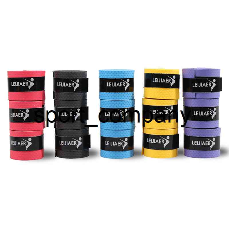 

1/2/5 Pcs Sweatband Anti-slip Racket Fish Rods Overgrips Insulation Absorb Tape Handle Tennis Badminton Sport Safety Band, Black