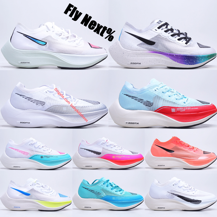 

High Quality Fly Next% 2 Trail Running Shoes Newest White Metallic Silver Ice Blue Bright Mango Hyper Jade Flash Crimson Betrue Mens Womens Outdoor Sneakers