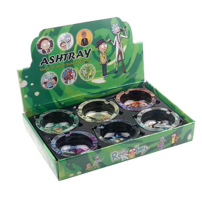 

Wholesale High quality Glass ashtray for Cigarettes Outdoor smoking Easy Clean House Decorations Crystal Ash tray in Home/Office