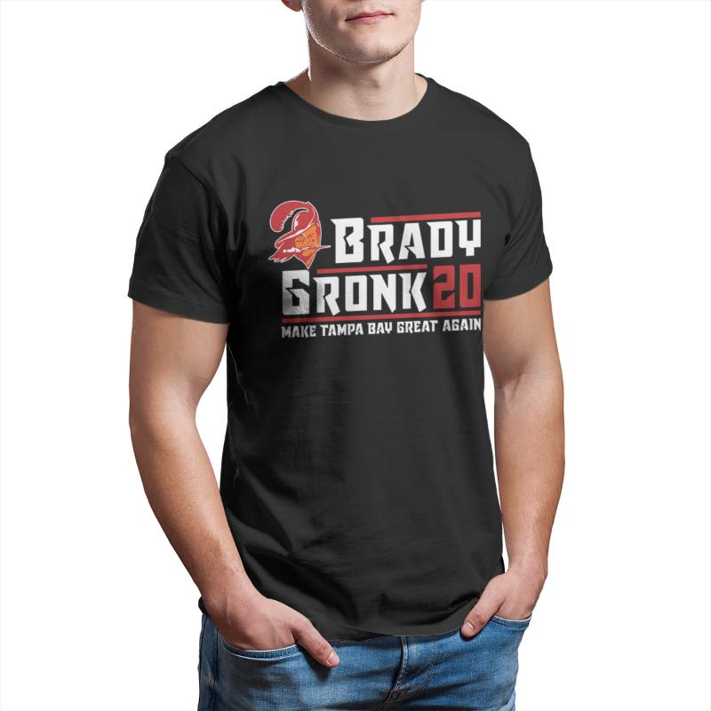

Men's T-Shirts Brady Gronk 2021 Make Tampa Bay Great Again Games Wholesale Clothes Cute Graphic Anime T-shirt 28301, Khaki