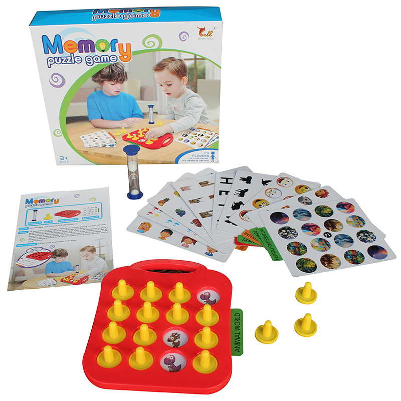 

New Kids Memory Match Board Game with Cards Early Development Learning Toys for 3 Years Old