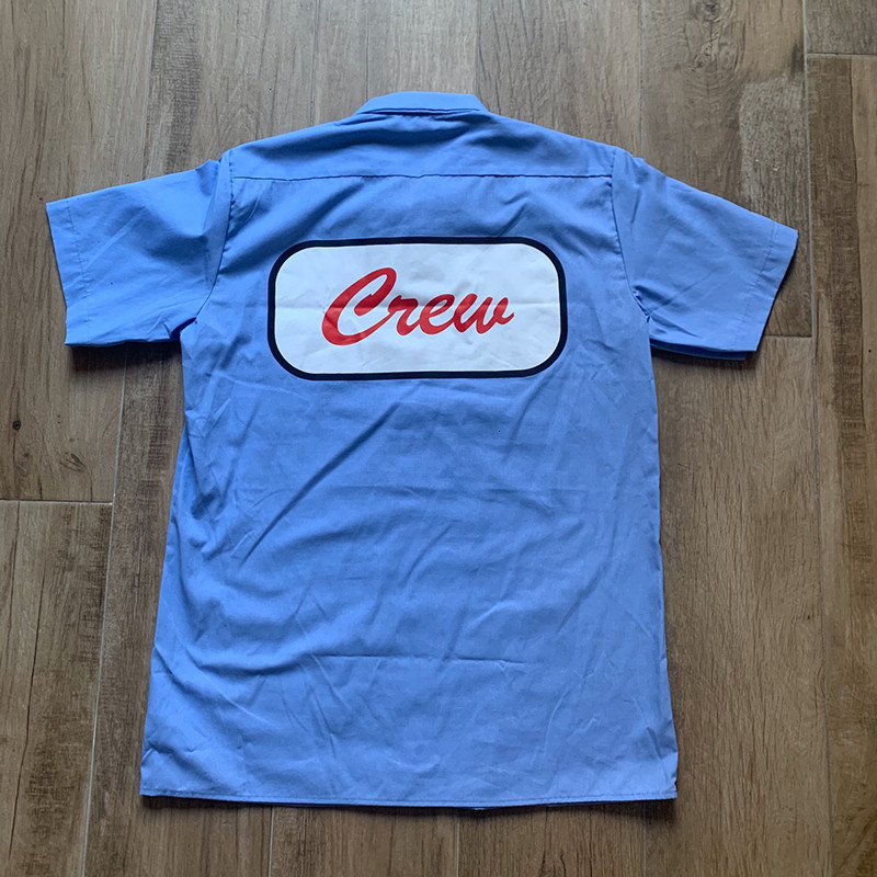 

2021 New Travis Scott Jackboys Work t Shirt Men Women Streetwear Blue Cactus Jack T-shirt Tees Mens Clothing 9m2a