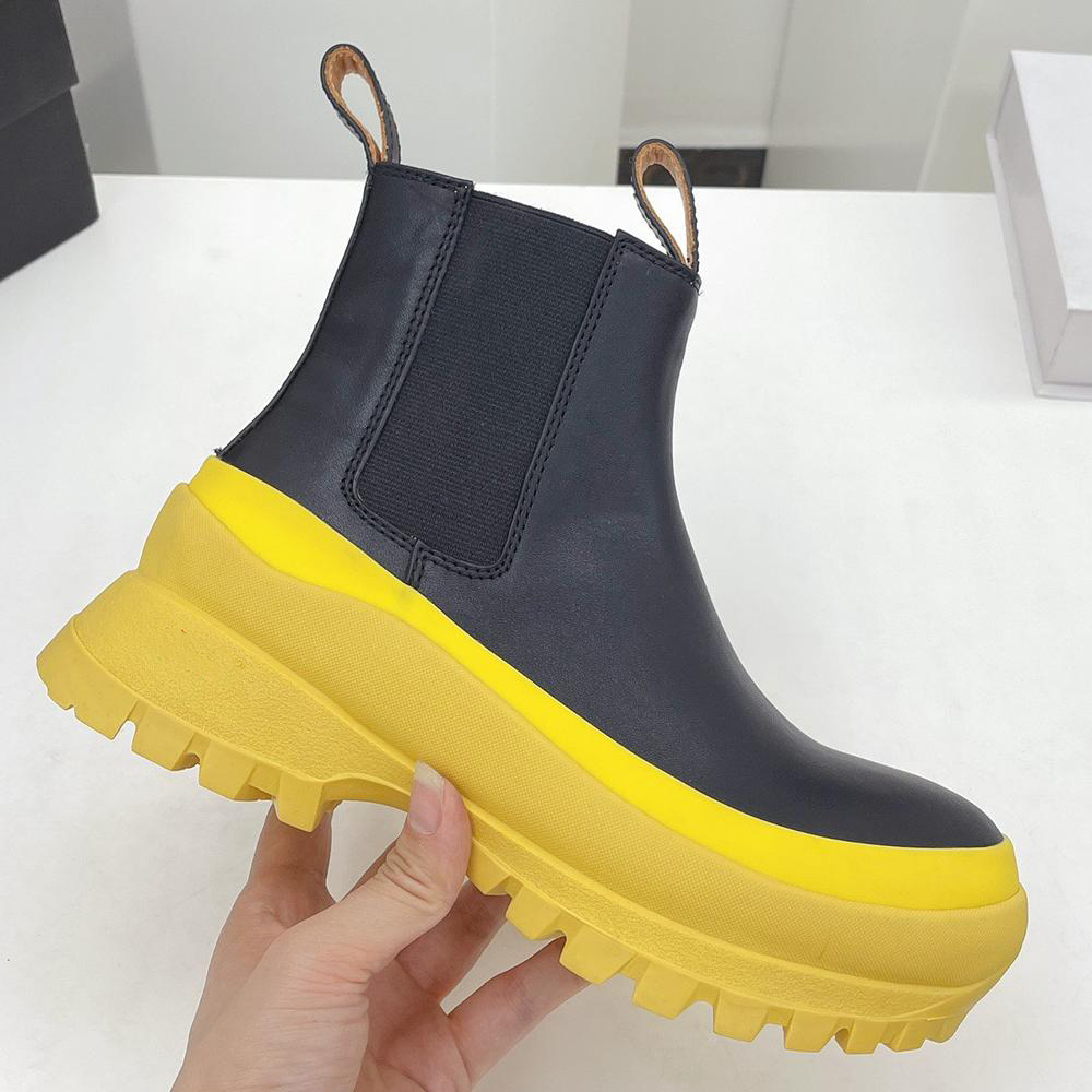 

2021AW Comfortable Hiking Ankle Boots Outdoor Elastic-sided Chelsea boot Non-slip Sole Luxurys Designer Fashion Working Shoes 35-39, Box