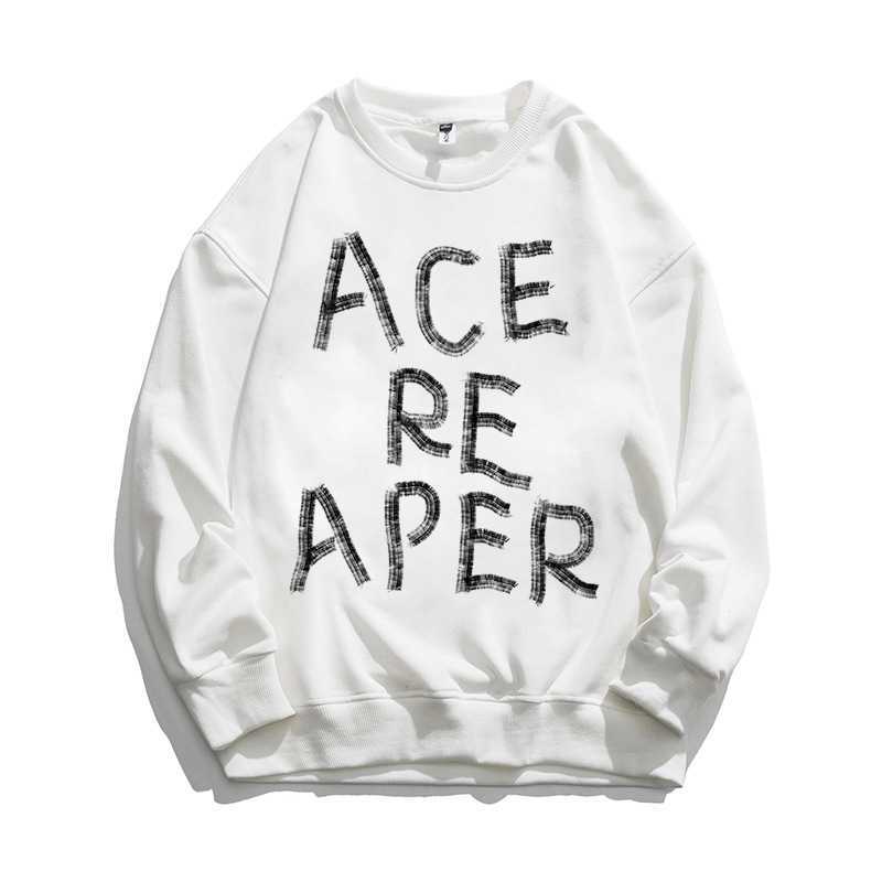

1New fashion brand graffiti printed sweater in autumn 2021, White