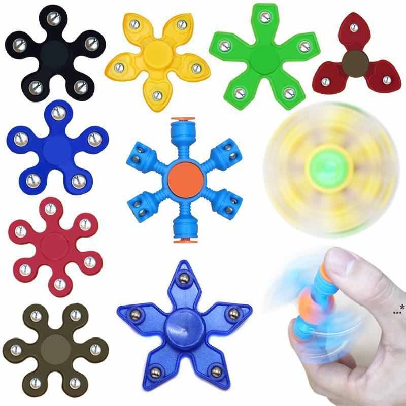 NEW Decompression toy Fingertip Spinner Electroplated Steel Ball Gift High Cost Performance EDC Hand Gyro Anxiety relief toys HJ24-image-678676754