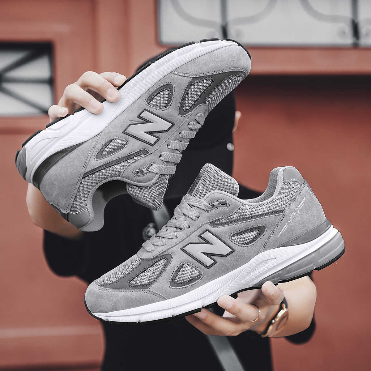 2021 Spring Langxin Bailuwei 990 Versatile Men's Shoes Putian Leisure Running Daddy Fashion Sneakers