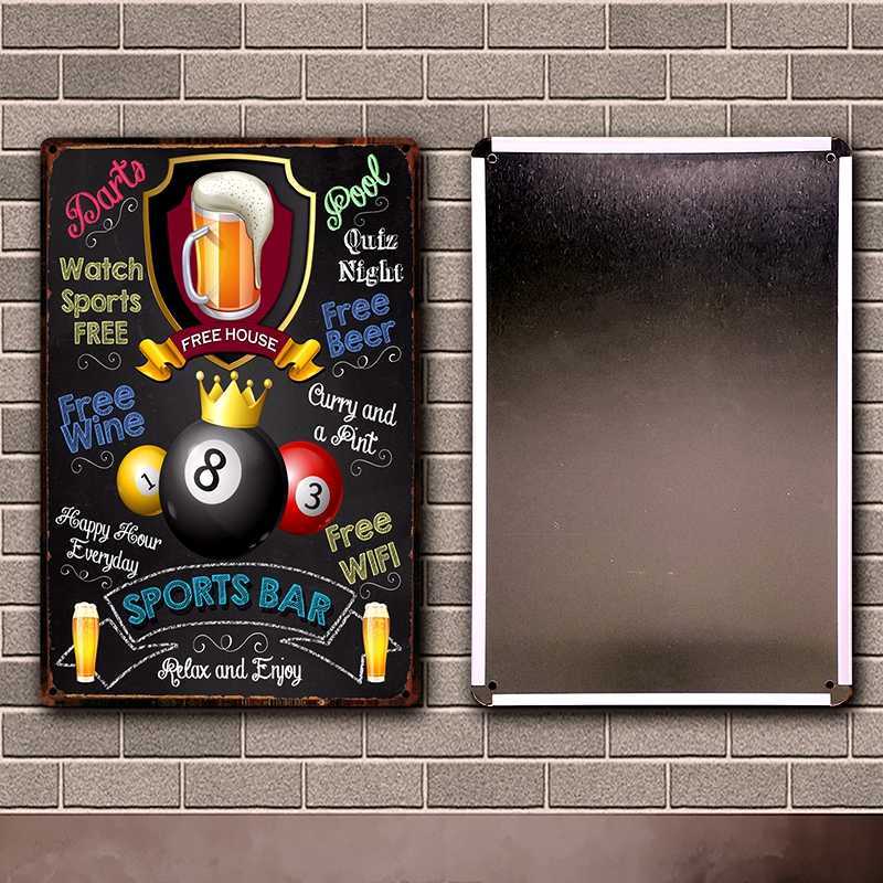 

Let Faith Better than fear Beer Cocktail Tin sign Poster Home Decor Pub Wall Metal Painting 20*30 CM Size y-1014