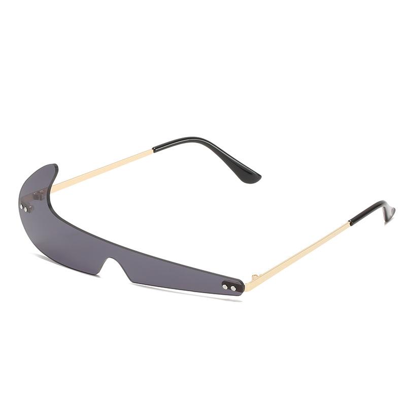 

Sunglasses Personalized Sports Style Frameless Women 2021 Funny Glasses Star With The Same Paragraph Luxury