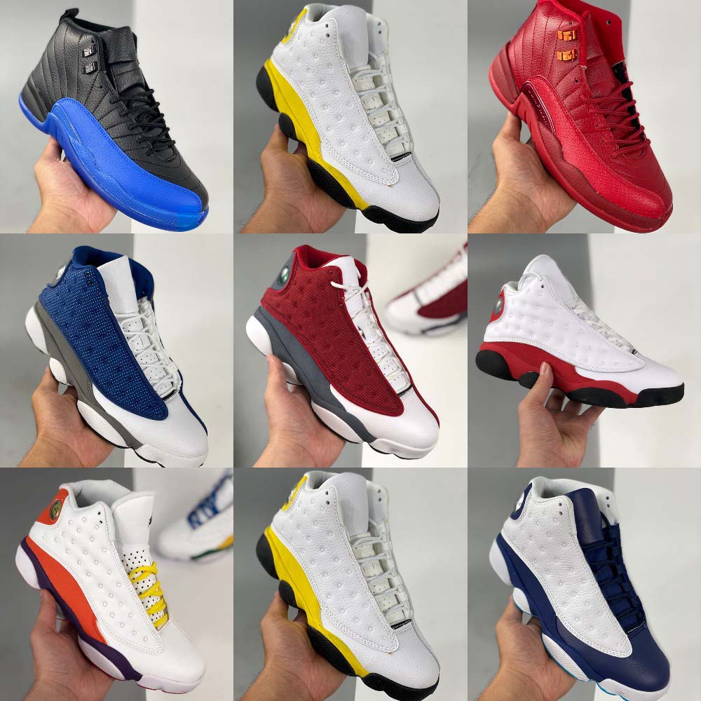 

12 Utility Royalty Twist OVO Reverse Flu Game Basketball Shoes Men 12s University Gold Dark Concord Taxi Playoff Stone Blue French Blue Cher