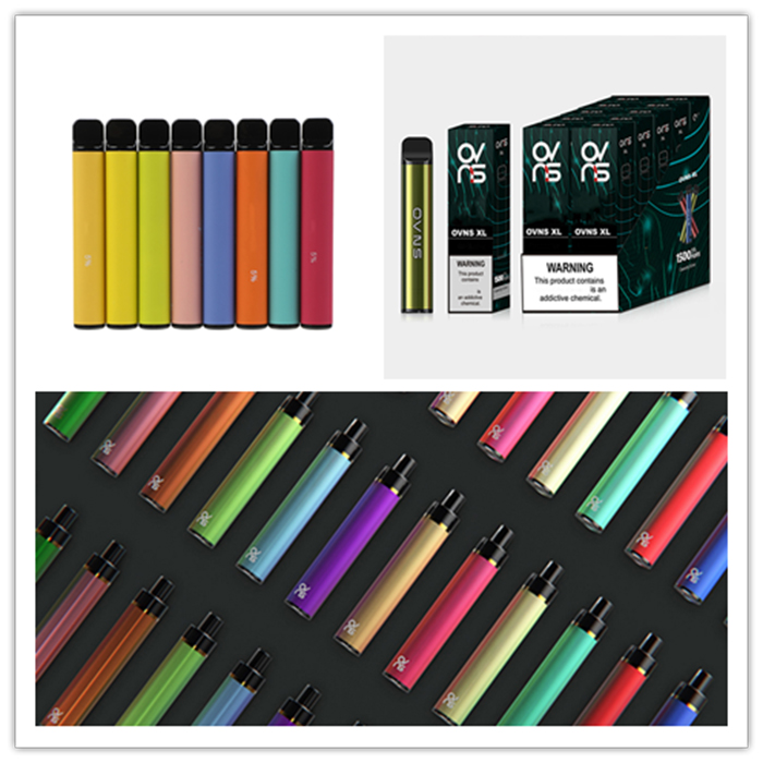 

Authentic OVNS Plus XL Mega Cigarette Disposable E cigarettes Device 800 1500Puffs 550mAh 950mah Battery Prefilled 3.5ml 5ml Pod Stick Vape Pen