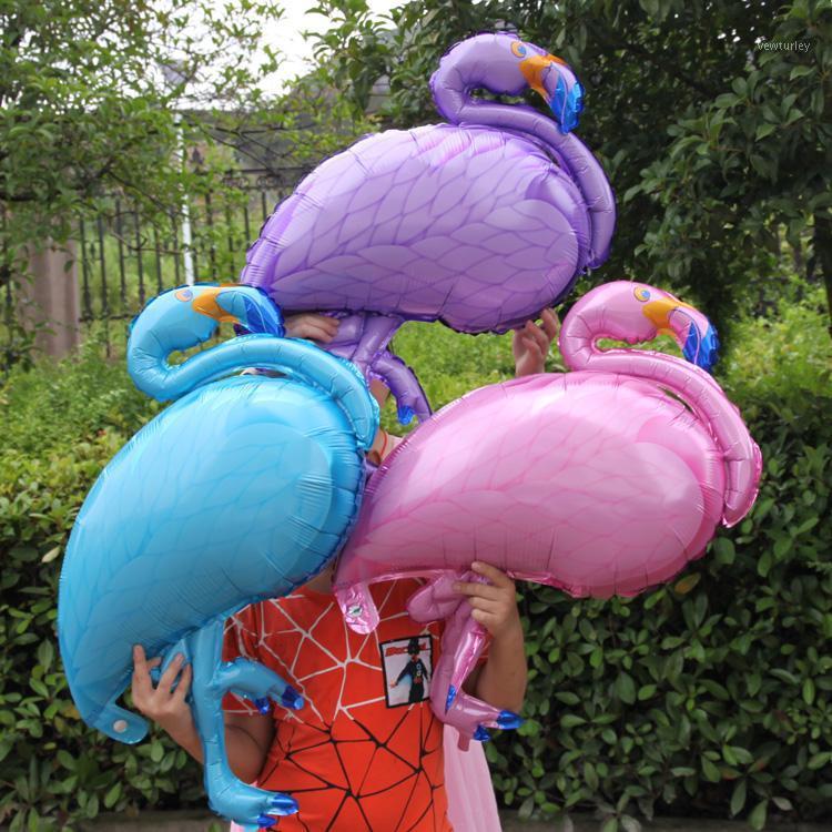 

Party Decoration 1pc Large Bird Pink Blue Purple Flamingo Foil Balloon Birthday Decor Helium Inflatable Balls Child Gifts Toys Air Globos