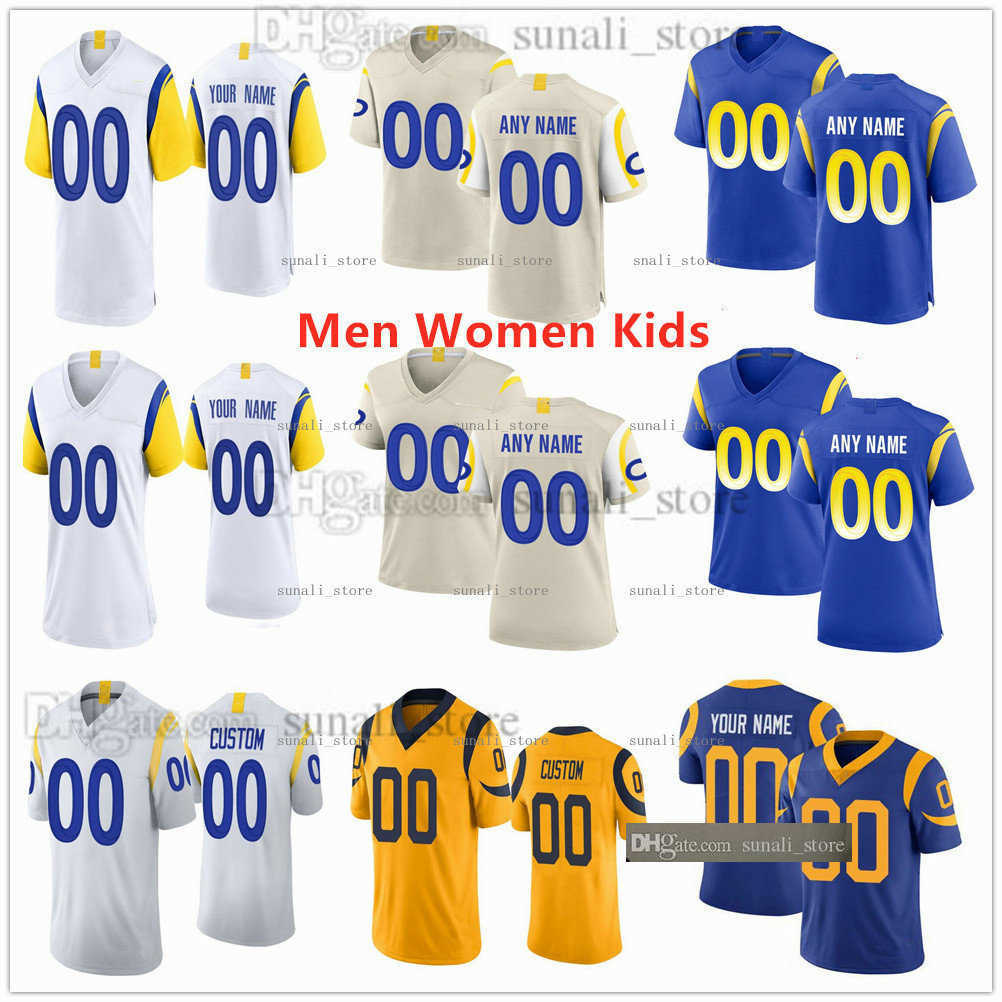 

Stitched Football Jersey 51 Troy Reeder 41 Kenny Young 94 A'Shawn Robinson 69 Sebastian Joseph-Day 77 Andrew Whitworth 73 David Edwards 63 Austin Corbett 8 Matt Gay, Men yellow